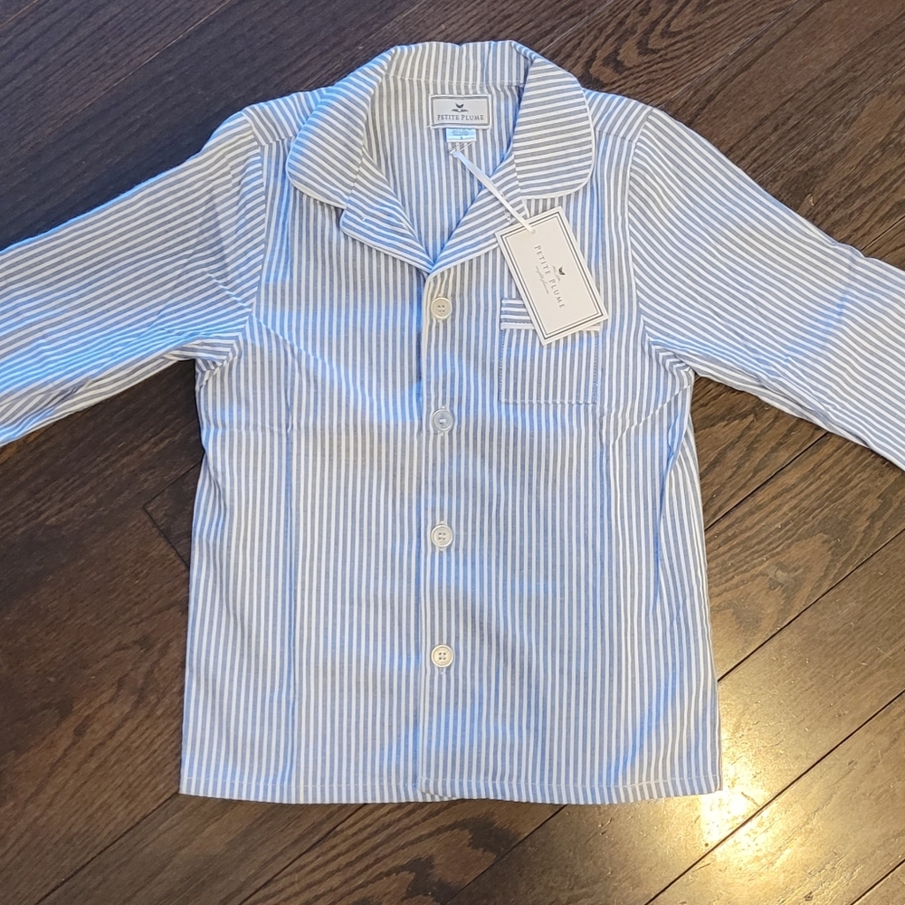 New! Petite Plume PJ Top! Stripped